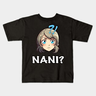 Sceptical Anime Emoji Nani? - Anime Shirt Kids T-Shirt